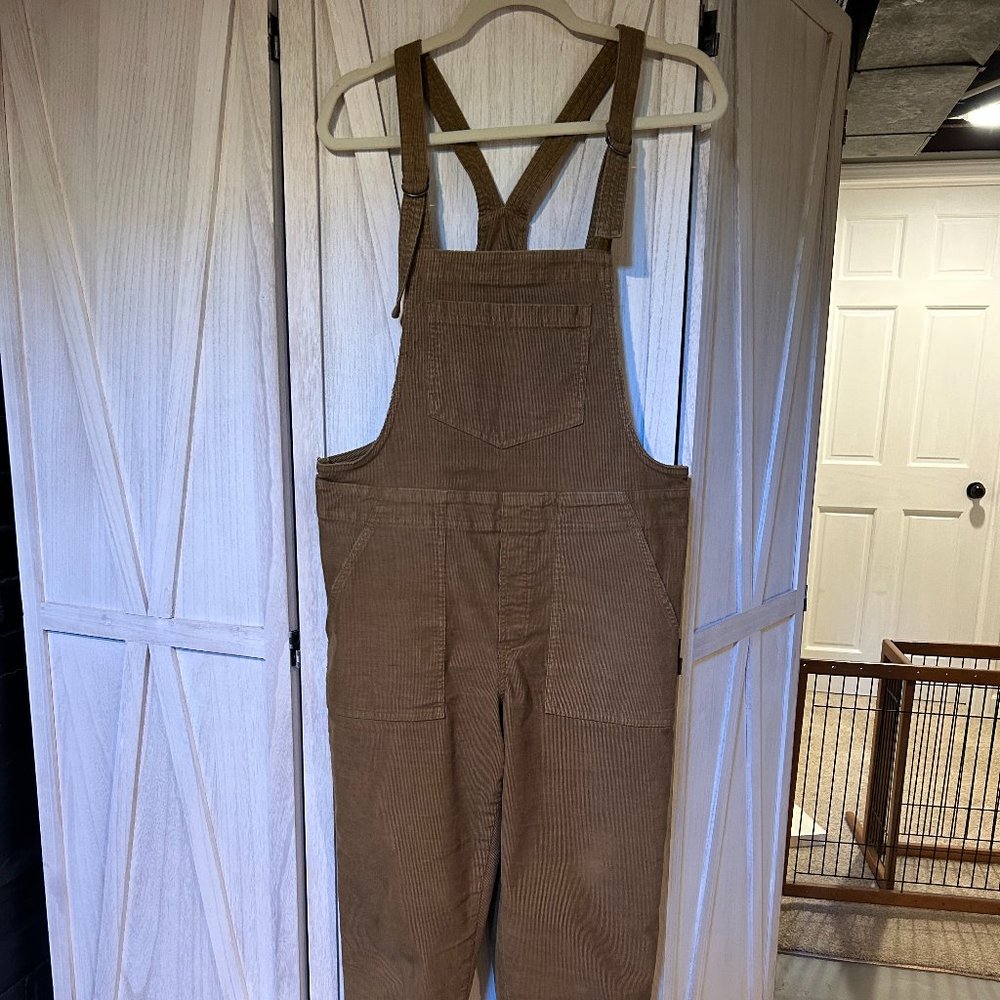 Ladies Aerie Corduroy Relaxed Overalls
